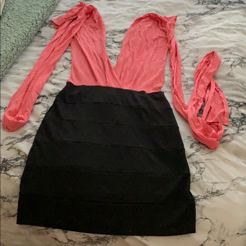 Adjustable top, wrap dress